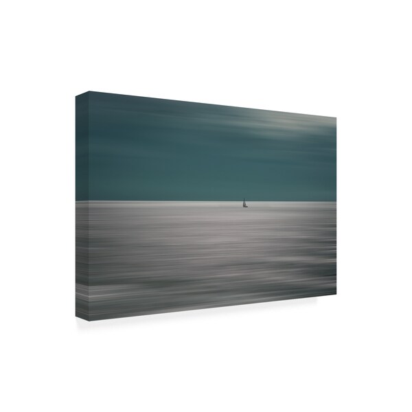 Bernardine De Laat 'Going For The Horizon' Canvas Art,16x24